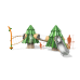 Игровой комплекс "Ёлочки" Игровой комплекс "Ёлочки"