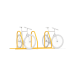 Велопарковка "Арка" на шесть велосипедов Велопарковка "Арка" на шесть велосипедов