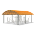 Навес над тренажерами ЛГТН-5,5x6 Навес над тренажерами ЛГТН-5,5x6